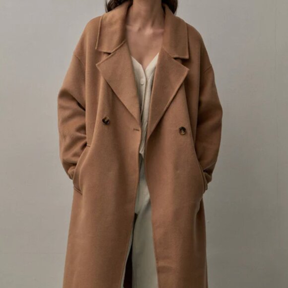 THE CURATED - LONDON COAT - CAMEL 90/10 - NWT - Picture 6 of 13